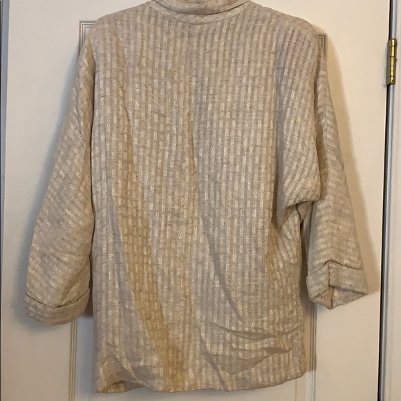 Vintage Cream Double-Breasted Jacket - Picture 2 of 4